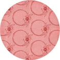 thumbnail image 1 of Ahgly Company Tapis d'Intérieur Lavables en Machine, Ronds, Pastel Transitionnel Rose, Ronds de 3', 1 of 7