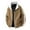 B Coffee, variant on Mens Jackets Zip Up Long Sleeve Warm Solid Color Jacket Outerwear Comfortable Loose Fit Coat Fall Winter Heavyweight Coat Mens Coats