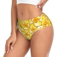 thumbnail image 2 of Fotbe Cool Duck With Yellow Strip Calzones Estampados para Mujer – Ropa Interior de Algodón, Cómoda, Suave y Elástica-Medium, 2 of 6