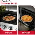 thumbnail image 4 of fafa-Unicook 13 Inch Round Pizza Stone for Oven and Grill, Oven Baking Stone for Bread, Cordierite Pizza Pan for Baking Crispy Pastry, Bread and Cookies, Includes Carry Rack and Dough Scraper, 4 of 4