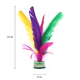 thumbnail image 4 of 2pcs China kick shuttlecock Fitness Entertainment Footbal Foot Kick Fancy Goose Feather Shuttlecock For Physical Exercise 2PCS, 4 of 5