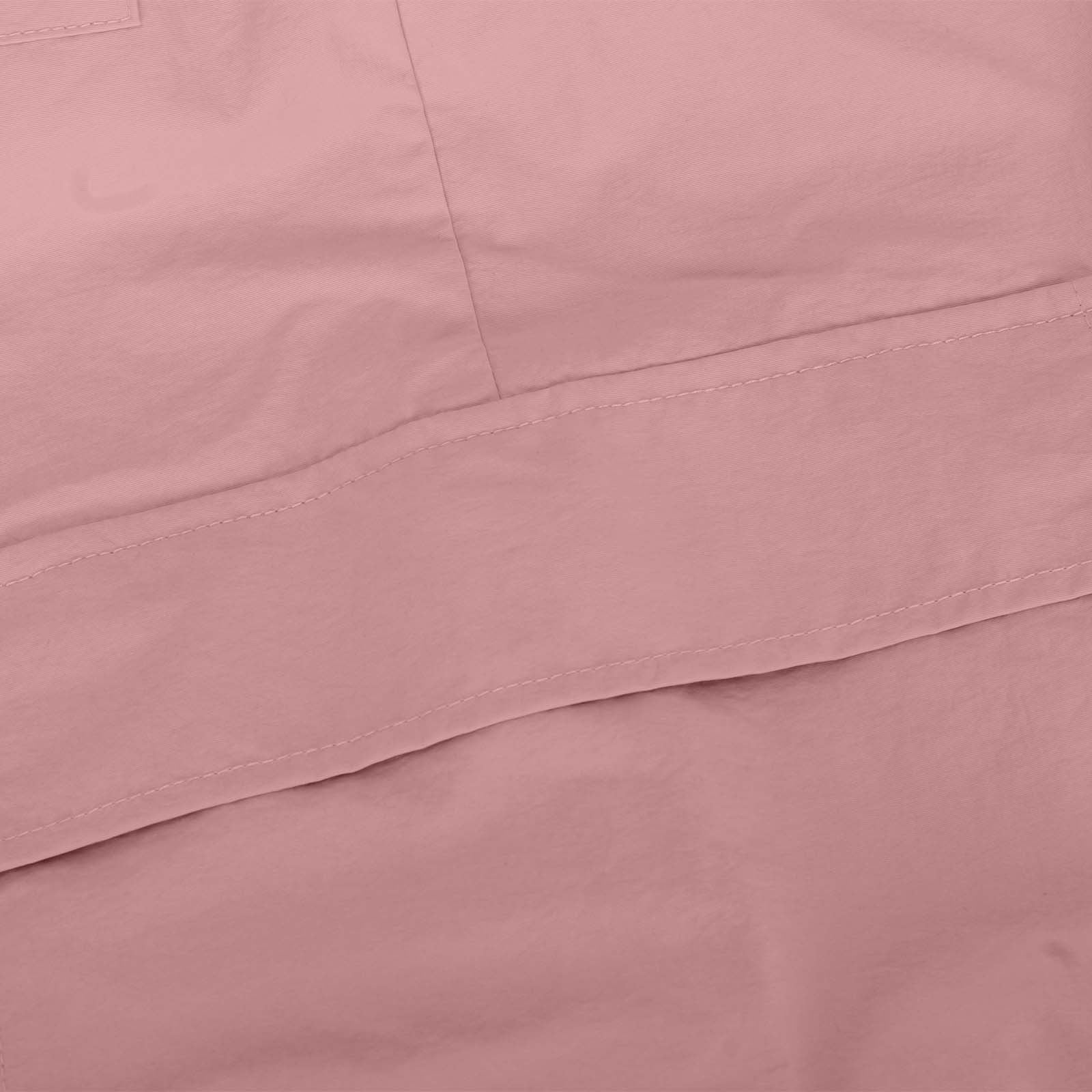 RYRJJ Parachute Pants for Women Baggy Cargo Pants Multi-Pocket Elastic Low Rise Y2K Pants Teen Girls Wide Leg Jogger Trousers Streetwear Pink S