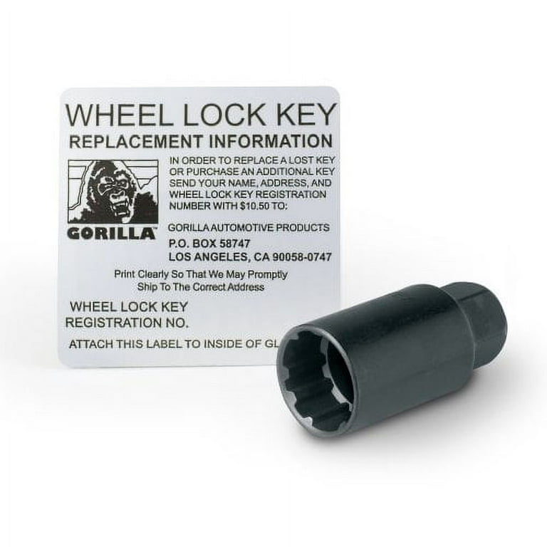 Gorilla Lug Nuts 12mm x 1.25 Black w/Key (20pk) Gorilla Lug Nuts 12mm x 1.25 Black w/Key (20pk)