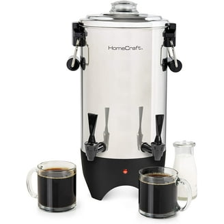 Hamilton Beach Large Stainless Steel Fast Coffee Maker, 45 Cup Urn