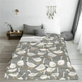 thumbnail image 5 of Lsque Herd of ducks Pattern Fuzzy Fleece Throw Blanket Extra Large,Super Soft,Fluffy and Warm Blankets for Couch,Bed,All Season Use-40"x30", 5 of 7