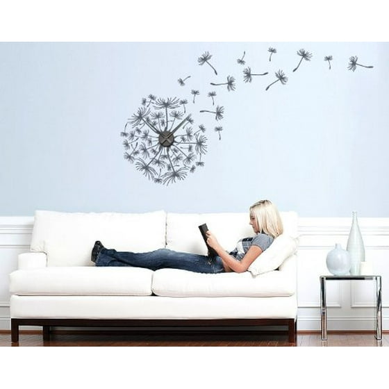 Dandelions Wall Decal Clock Sticker Mural Vinyl Art Home Decor U 2777 Gold 42in X 27in