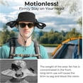 thumbnail image 5 of USB Charging Fan Hat,2-in-1 Hands-free Hat Fan with Detachable Neck, UPF 50+ Wide Brim Sun Hat,2600mAh Rechargeable Fishing Essentials for Camping Travel Delivery Outdoor-Black, 5 of 7