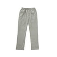 thumbnail image 2 of Unisex Open Back Fleece Adaptive Gray Pants, 2 of 5