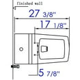 thumbnail image 5 of Eago R-356SEAT Replacement Soft Closing Plastic Toilet Seat, White for TB356, 5 of 5