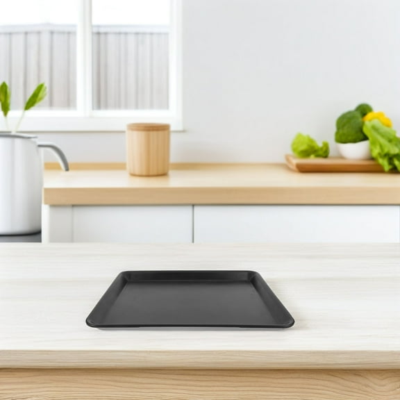 WHAMVOX Large Melamine Serving Trays Rectangular Food Platter Food Safe for Appetizer, Charcuterie, Food, Snack, Cupcakes, Dessert