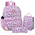 thumbnail image 5 of 6 in 1 Females Backpack with Matching Lunch Bag, Pencil Case, Water Bottle, Keychain & Accessories in Pink Daisies, 5 of 11