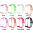 thumbnail image 2 of Soft Wrist Strap Bracelet Watchband Silicone Transparent Replacement Strap ROSE RED, 2 of 8