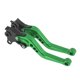 thumbnail image 1 of Palancas de freno y embrague cortas únicas para BMW R NINE T 2014-2016, palanca de freno ajustable en 6 posiciones, aleación de aluminio T6 6061, verde, 1 par, 1 of 7