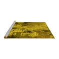 thumbnail image 2 of Ahgly Company Machine Washable Indoor Rectangle Oriental Yellow Industrial Area Rugs, 6' x 9', 2 of 4