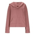 thumbnail image 4 of Yangnuo Womens Fashion Loose One Shoulder Hooded Sweatshirts Hoodies Womens Casual Solid Color Long Sleeve Loose Hooded And Off Shoulder Hoodies Sweatshirt Blouse Pullover Tops, 4 of 5
