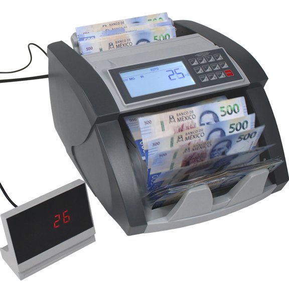 Contadora de Billetes GUTSTARK con Detector de Billetes Falsos 1000 Billetes por Minuto para Negocio 2 Modos de Uso Maquina para Contar Billetes Dinero