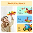 thumbnail image 4 of Bloques de Construcción Tipo Erizo PicassoTiles PTB112 Juego Educativo STEM 112 Piezas, 4 of 5