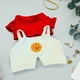 thumbnail image 5 of Fiudx Ofertas relámpago del día Ropa de vestir Conjunto de ropa de vestir para 30 cm Juguetes con gafas Gorra Suéter Falda Mochila Juguetes para niños Niñas, 5 of 5