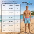 thumbnail image 6 of Birdie Bound Men's Printed Hibiscus Tropical Swim Trunks, Sizes S-3XL, 6 of 7