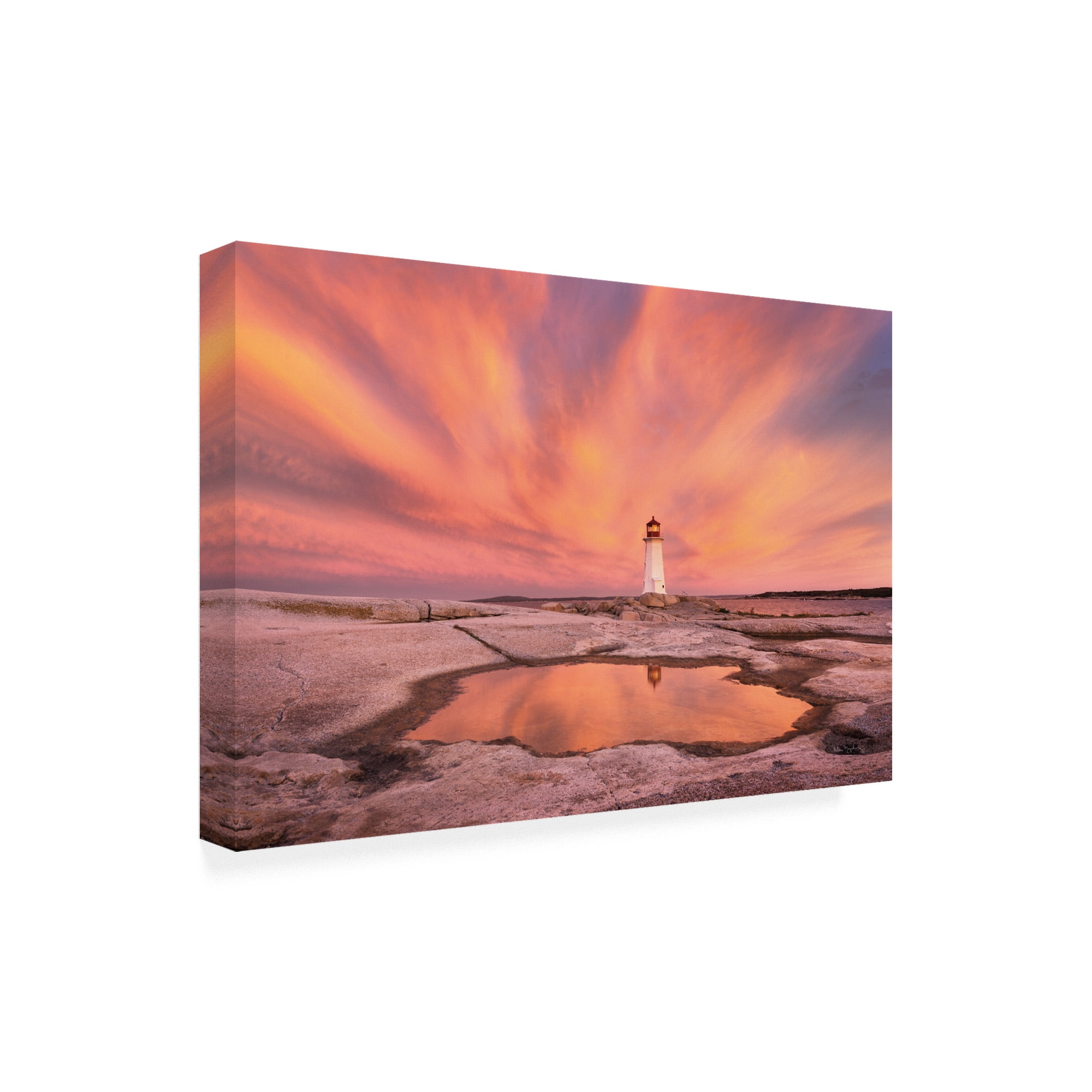 Trademark Fine Art 'Peggys Cove Nova Scotia' Canvas Art by Alan Majchrowicz