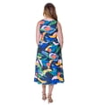 thumbnail image 5 of Womens Abstract Print Fit and Flare Dress, 5 of 5