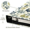 thumbnail image 3 of FORMRS 3 Ring Photo Album 4"x6" Self Adhesive Large Capacity PU Leather Cover, Light Floral, 3 of 8