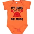 thumbnail image 3 of Inktastic Uncle Loves Me Childs Crab Boys or Girls Baby Bodysuit, 3 of 5