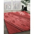 thumbnail image 3 of Ahgly Company Machine Washable Indoor Rectangle Transitional Red Area Rugs, 7' x 10', 3 of 7