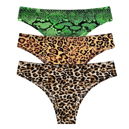 

Poatren Women Sexy Lingerie Temptation Low-waist Panties Thong Transparent Underwear