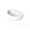 thumbnail image 6 of Rosaria Oval Ceramic Wall Mount Bathroom Sink in Glossy White, 6 of 11