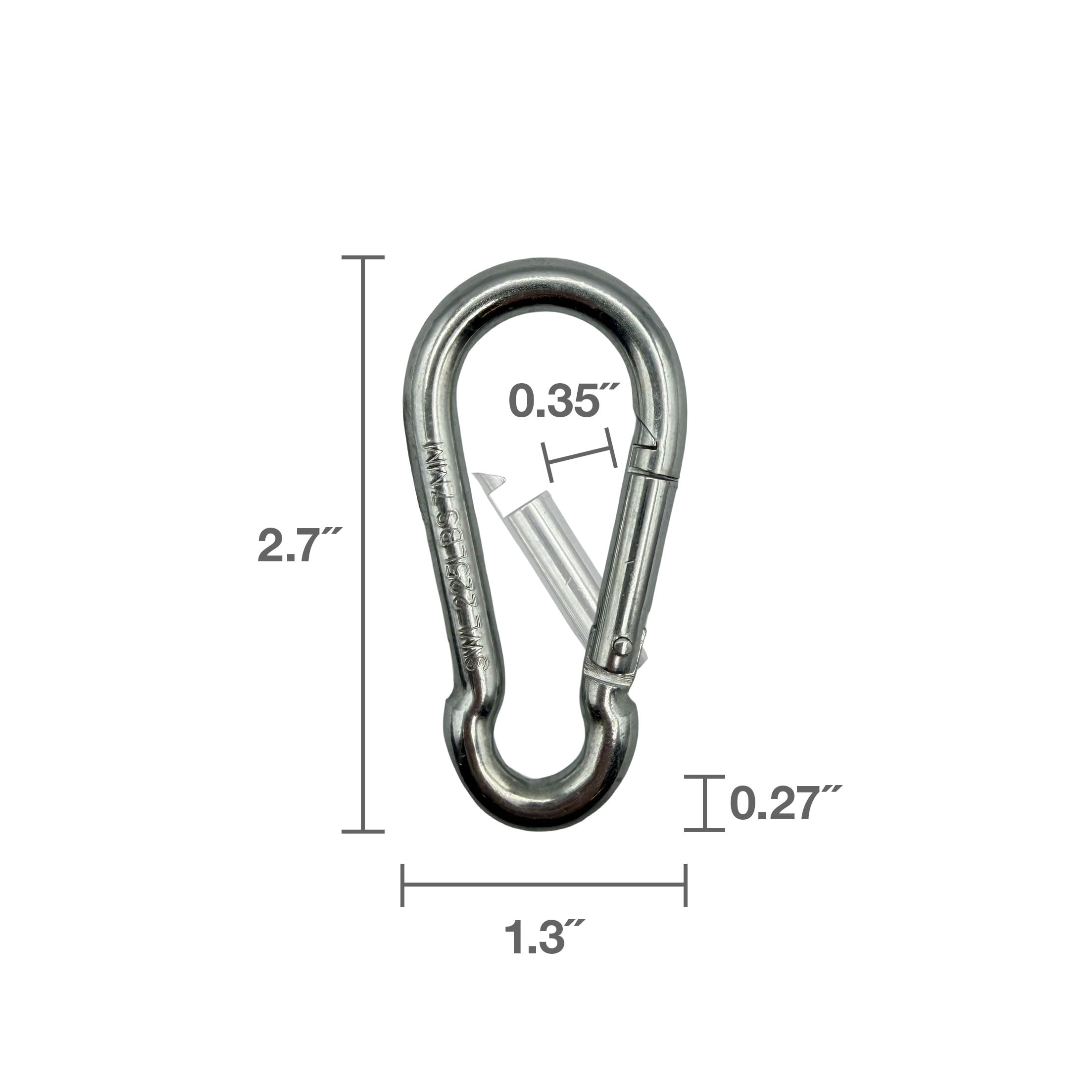 9/32" Spring Link, Steel, Zinc plated, 7mm Spring Link, Peerless Chain Company, #4710638
