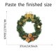 thumbnail image 3 of pstuiky Pegatinas de corona navideña, Papá Noel, decoración de pared para ventana de cristal, 3 of 3
