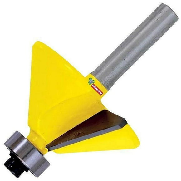 Broca Chaflán con Balero VentDepot 1 1/4 x 1/2' 45° 1/4' Zanco Router