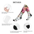 thumbnail image 6 of Bixox Bird and Floral Print Compression Socks,Compression Socks Women & Men Circulation for Medical,Running,Athletic, 6 of 7