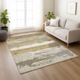 thumbnail image 6 of Addison Rugs Chantille Indoor/Outdoor Transitional Abstract Gold Machine Washable Rectangle Rug, 10' x 14', 6 of 8