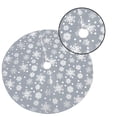 thumbnail image 1 of Cateissary Christmas Tree Home Office Shop Patrón de copo de nieve Piso Kits de decoración para fiestas, 1 of 6