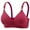 Red, variant on beishanbush Clothing 2025 Bra Under $5 Women's Fashionable Casual Underwear Comfortable Gathering Solid Color Bra