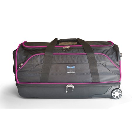 Travolution 28" Wheeled Duffel with Garment Rack Pink