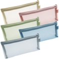 thumbnail image 1 of Bolsas de malla con cierre Aswewamt, 5 unidades, para guardar brochas de maquillaje, 1 of 7