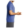 thumbnail image 3 of Yellow Rooster Mens Tri-Blend Wicking Raglan Tee True Royal Heather 3XL, 3 of 6