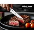 thumbnail image 3 of Juego de cuchillos para carne BRODARK Shark Series de acero inoxidable de 4.5 pulgadas, 3 of 6