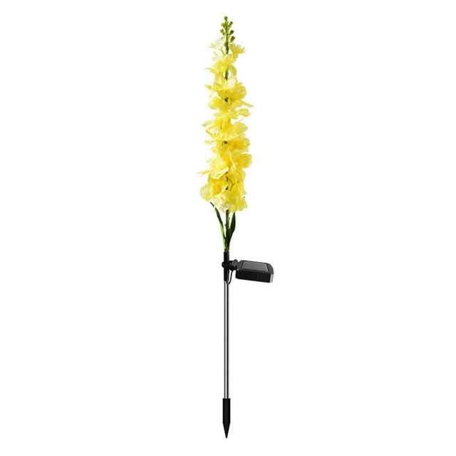 Xihbxyly Luz Solar Nocturna Violeta, Elegante Luz Led de Suelo con Forma de Jacinto, Resistente Al Agua Ip65, Decoración para Jardín y Patio, Mejora El Ambiente Exterior, Fácil Instalación, 75 Cm de