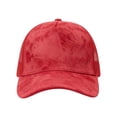 thumbnail image 5 of Suede Baseball Cap for Men Women Curved Brim Mesh Back Breathable Trucker Hat, 5 of 5