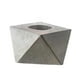 thumbnail image 3 of Mesa para hoguera, cuenco para llamas, diseño geométrico, gris, bajo humo, para acampar, cuenco para fogata para balcón, exterior, interior, exterior Zulema Pozo de fuego de mesa, 3 of 8
