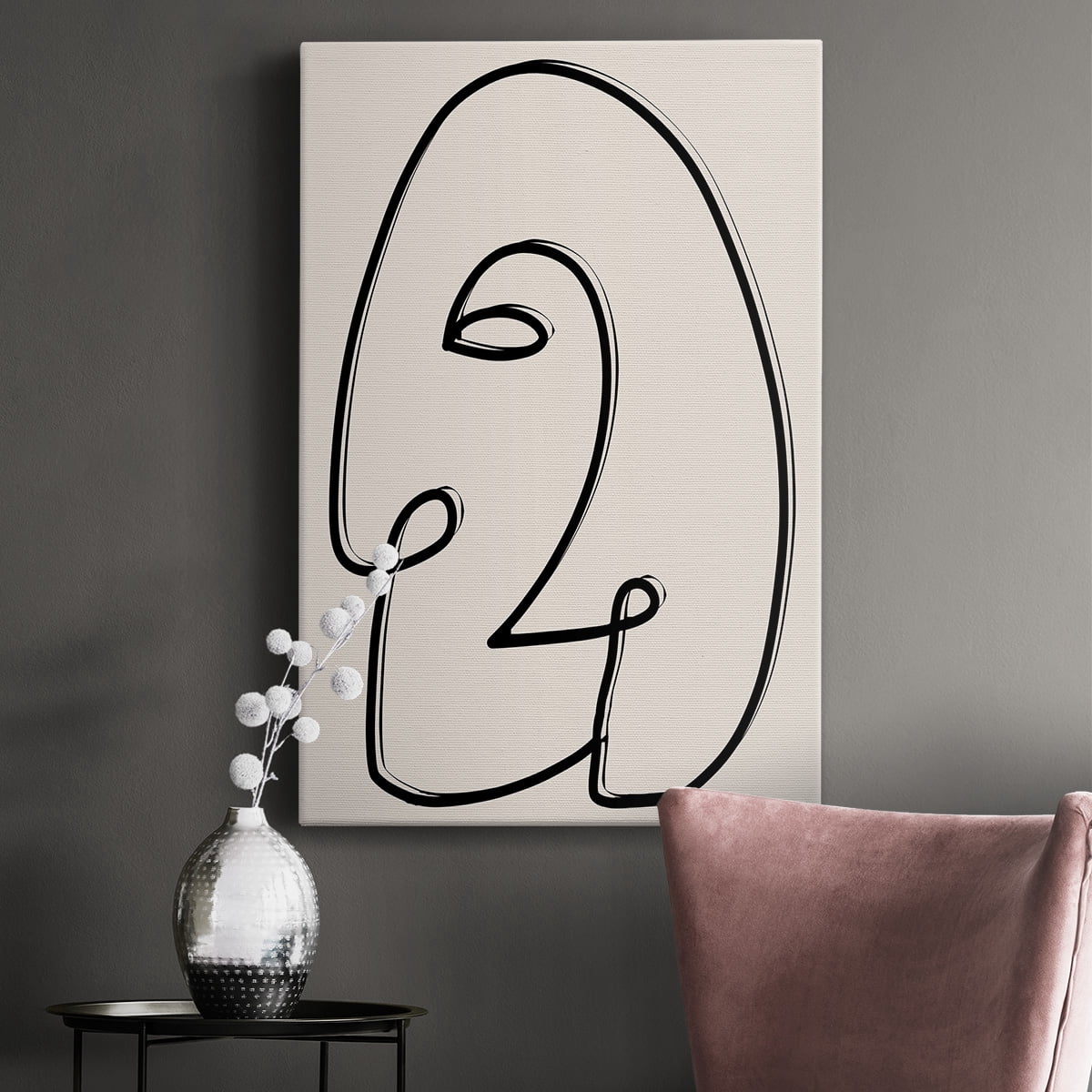 Wexford Home 40 x 60 Face It II Premium Gallery Wrapped Canvas - Ready to Hang