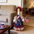 thumbnail image 5 of Independence Day Flag Goose Decoration Set, White Polyester Outdoor Yard Porch Garden Sculpture Decor, Waterproof Fade-Resistant Holiday Festival Home Decoration, 5 of 8