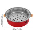 thumbnail image 5 of Portable BBQ Charcoals Grills Premium Metal Picnic Table Grills for Outdoor Courtyard, 5 of 5