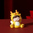 thumbnail image 4 of vnanda Cartoon Baby Dragon Figure 2024 Chinese New Year Lucky Dragon Figurine Adorable Cartoon Animal Model for Home Office Decoration Dragon Ornament, 4 of 8