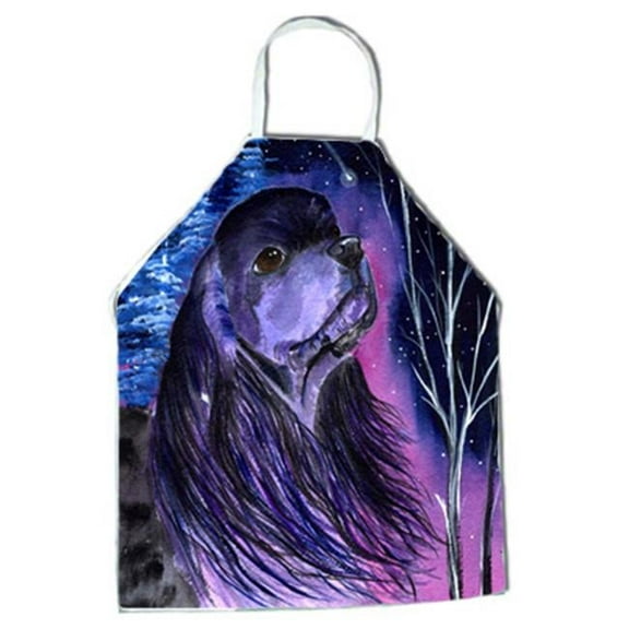 Starry Night Cocker Spaniel Apron - 27 x 31 in.
