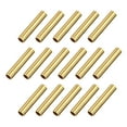 thumbnail image 6 of Uxcell 6mm OD 0.5mm Wall Thickness 30mm Length Brass Tube for DIY 16 Pack, 6 of 6